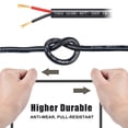 thumbnail image 3 of Cable eléctrico HONENCN 16 AWG 10m rojo y negro de PVC, 3 of 7