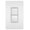 White, variant on Legrand Radiant Combination 2-in-1 Decorator Rocker Light Switch 15A RCD33NICC6