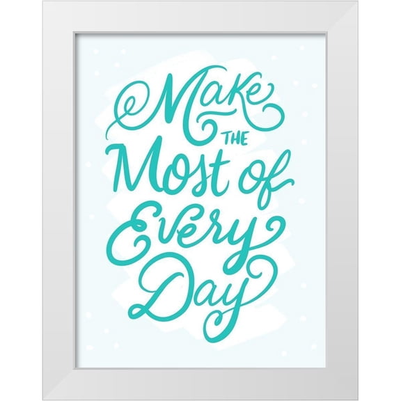 Batista, Dee 12x14 White Modern Wood Framed Museum Art Print Titled - Make The