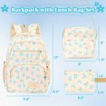thumbnail image 3 of BUTIED Schoolbag Set with Cute Bow, Lightweight Bookbag with Shoulder Bag Pencil Case, Perfect for 4-12, 3 of 7