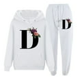thumbnail image 1 of Sudadera con capucha para mujer, sudadera informal estampada de manga larga, chaqueta con bolsillo, traje deportivo Wmkox8yi bvn2186, 1 of 4