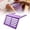 F, variant on Portable Foldable Mahjong Card Holder with Angled View Design, Space Saving Stable Tile Storage Rack Game Accessory for Household Game Nights