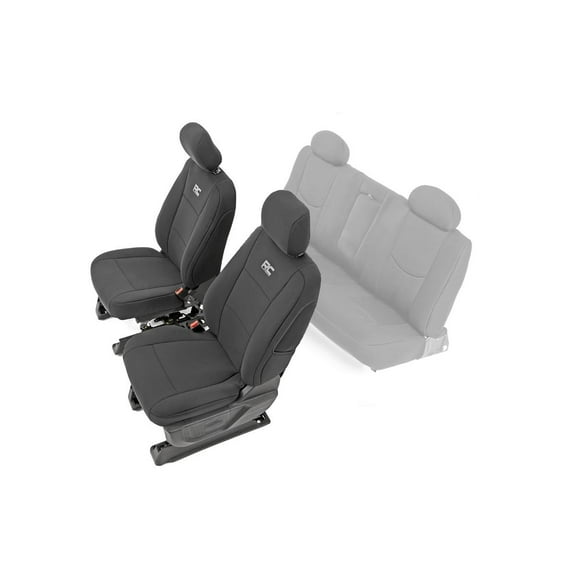 Rough Country Front Neoprene Seat Covers for 2014-2018 Chevy/GMC 1500 - 91024