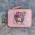 thumbnail image 1 of Cartera Kawaii Sanrio bolsa Kuromi tarjetero de identificación de cuero, lindo monedero de Hello Kitty, llavero, mochila colgante, mi melodía, regalo para niña, 1 of 4