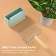 thumbnail image 2 of Cat Litter Scoop with Scoop Stand, Metal Poop Scooper Caddy, Durable Cleanup Tool Set for Cat Kitten, 2 of 5