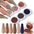 thumbnail image 1 of Polvo holográfico para uñas Nail Art Glitter Supplies 3D Slim Mermaid Chameleon Glitter Dust para acrílico Nail Gel Polish Dip Powder Kit Decoración de uñas Diseño Nail Art Paint (6 colores) Ormromra HMHZ356, 1 of 8