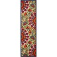 thumbnail image 1 of homeroots outdoor 384990 Tapis de Course Extérieur Rouge et Multicolore de 2 Pi x 6 Pi, 1 of 1