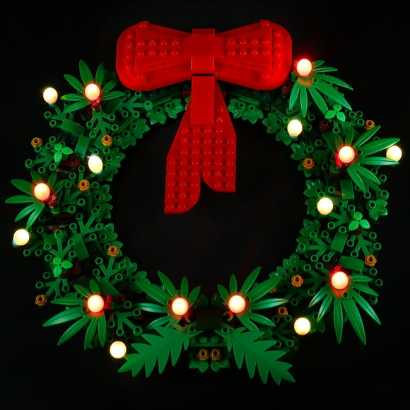i Kito Light for Lego Christmas Wreath 2 in 1 40426, Light Kit for Lego Christmas, LED for Legos