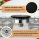 thumbnail image 2 of Juego 8 Piezas Gorros para Cocina,Quemador Gas para Horno,Kit de Repuesto de Tapa de Llama de Que Se Adapta A la Mayoría de los Cabezales de Quemadores de Estufas de Gas, 2 of 5