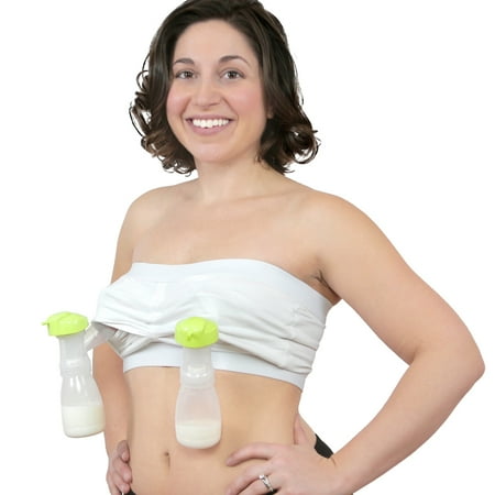 UPC: 0702563676110 | Rumina’S Pump&Nurse Strapless All-In-One Nursing Bra With Built-In Hands-Free Pumping Bra