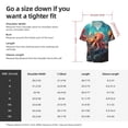 thumbnail image 5 of Fotbe Underwater Plant Octopus Camisa Estampada de Manga Corta para Hombre, Casual de Verano, Estilo Playero, Sin Arrugas-Large, 5 of 5