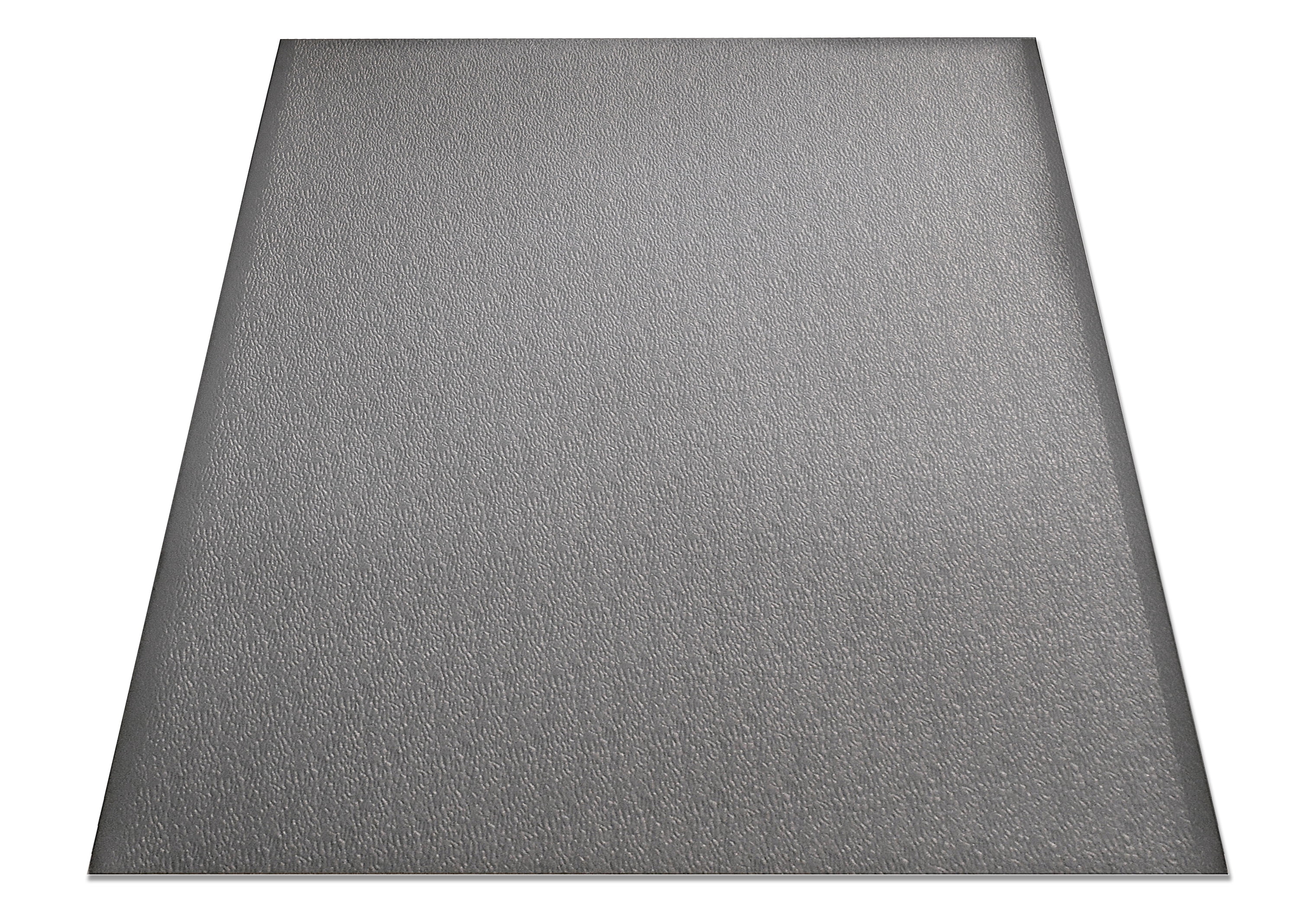 SuperMats - Bike Mat - Standard Quality Dense Foam Vinyl - Fitness Equipment Mat, Gray, 36"x48"