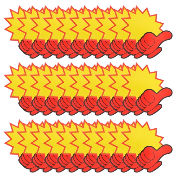 unbranded  100 Pcs Promotional Card Explosion Posts Clothing Labels Explosive Price Tag