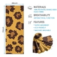 thumbnail image 2 of Yellow and Black Of Leopard Print Hot Yoga Mat Towel Non Slip for Hot Yoga - Quick-Drying Yoga Mat Cover with 4 Corner Pockets with Travel Bag - Hot Yoga Towel Non Slip 70"x26", 2 of 6