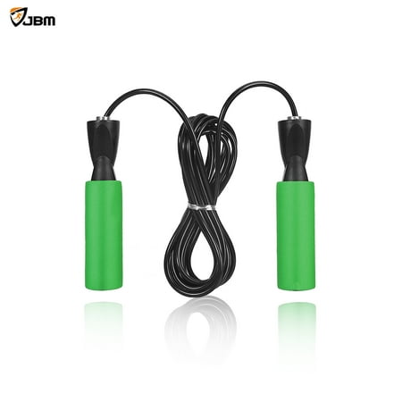 JBM Jump Rope Adjustable Speed Skipping Rope for Crossfit MMA Boxing Fitness Cardio Jumping Lose Weight for Men Women and Kids of All Heights and Skill Levels (9.8 (Best Supplements For Crossfit Men)