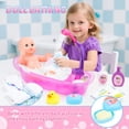 thumbnail image 3 of Set de muñecas DeaO Bath Time de 33 cm con spray de ducha y accesorios, 3 of 6