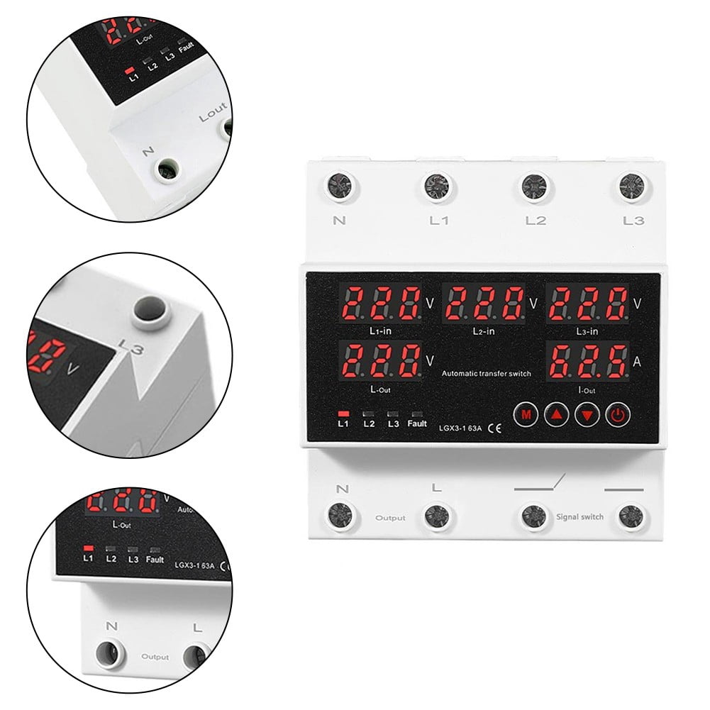 Mains Generator Inverter Automatic Transfer Switch With Real Time Monitoring