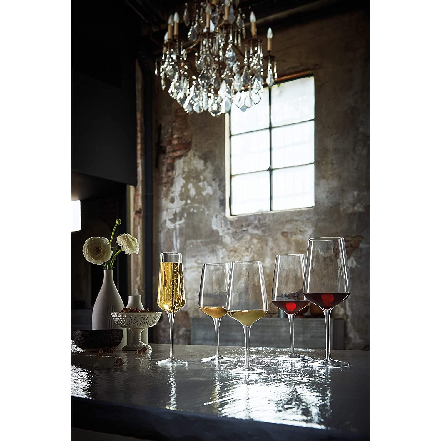 Luigi Bormioli Intenso No 740 25 Oz Red Wine Glasses Set Of 6 Clear Walmart Com Walmart Com