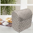 thumbnail image 4 of Floral Lounger Chair Bag, Abstract Flowers in Ornamental Style and Monochrome Design on a Plain Background, High Capacity Storage with Handle Container, Lounger Size, Umber, by Ambesonne, 4 of 5