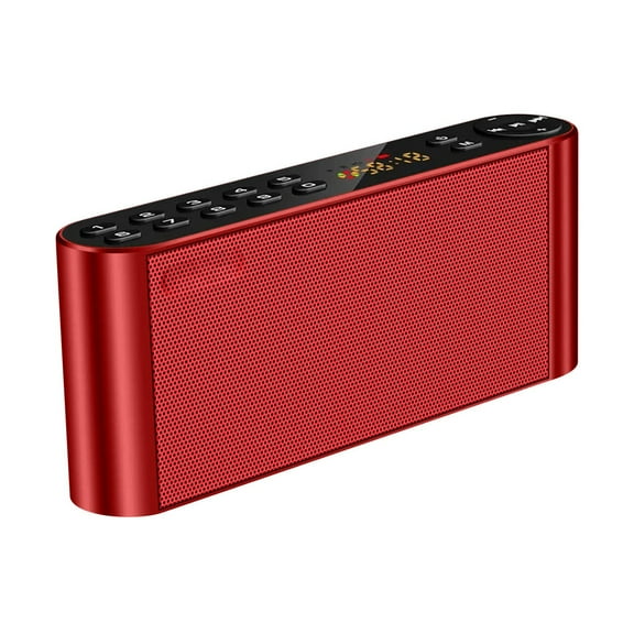 Bluetooth/FM Radio/MP3 Player Portable Wireless Speaker, Bluetooth Audio Speaker, Portable Subwoofer with HiFi Sound, USB Support, Wireless Radio for Home Outside