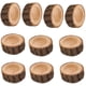 thumbnail image 1 of Portavelas de madera para velas de té, juego de portavelas votivas de madera rústica para centros de mesa de boda, fiesta de Navidad de Halloween, 10 piezas (2,16 ancho x 0,98 alto), 1 of 5