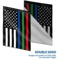thumbnail image 5 of ANLEY Double Sided Premium Garden Flag, Thin Blue Green and Red Line USA Garden Flags - Weather Resistant & Double Stitched - 18 x 12.5 Inch, 5 of 6