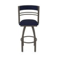 thumbnail image 5 of 860 Hunter 25" Swivel Counter Stool with Bronze Finish and Canter Twilight Seat and Back, 5 of 5