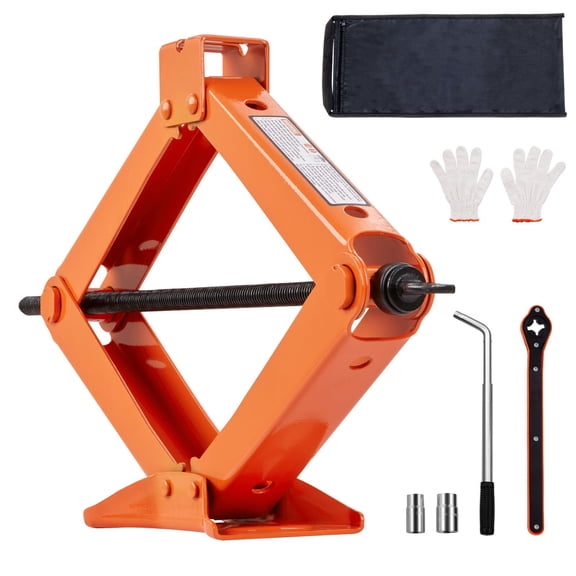 Heavy-Duty 2.5 Ton Car Jack with Ratchet Handle, 5500 lb Lift for Trucks, SUVs&Sedans, 3.7-17.1 Inch Range