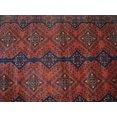 thumbnail image 3 of AHMEDANI Exclusive Afghan Khal Muhamadi Dark Red Rectangle Area Rug Hand Knotted Wool Carpet (6.5 x 4.0)', 3 of 9