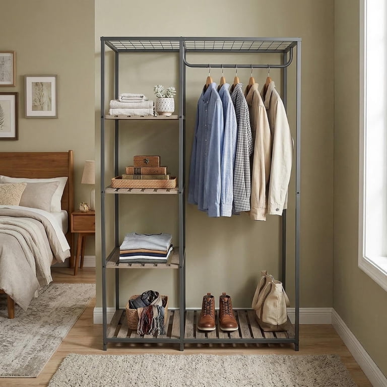 Free Shipping! Better Homes & Gardens Farmhouse Gray Wood and