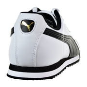 PUMA Mens Casual & Dress Shoes Lightweight Training Shoe, White/Black, Size 10