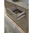 thumbnail image 4 of Ashley Furniture Lettner 7 Drawer Dresser in Light Gray, 4 of 5