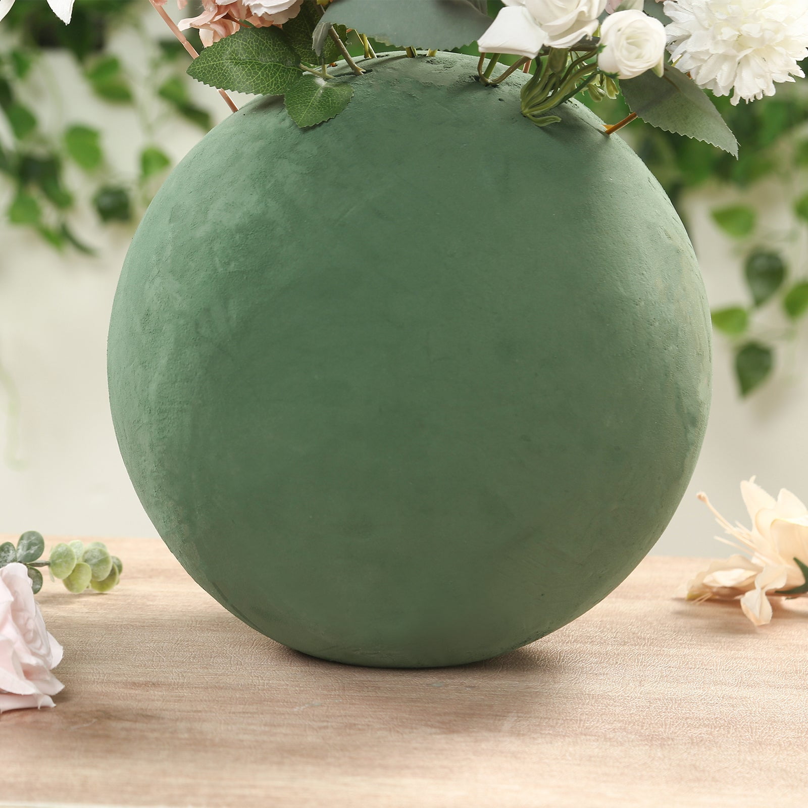 Efavormart Green DIY Flower Arrangements Craft Foam Ball, Smooth Floral Foam Ball 12"