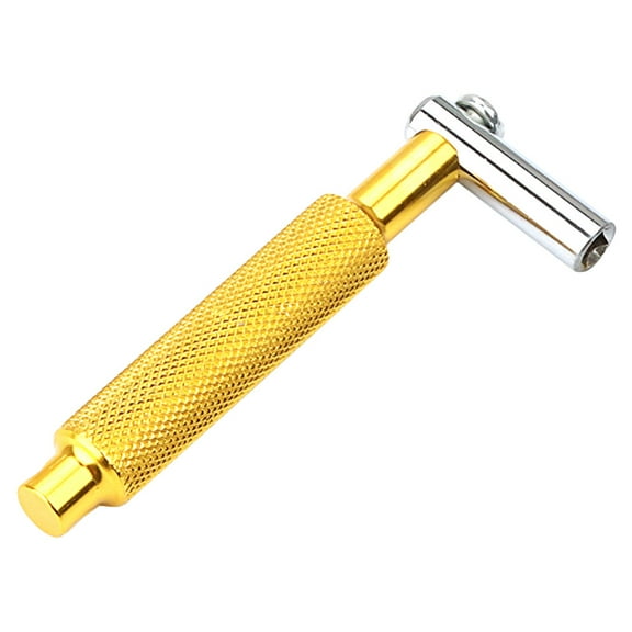 FRCOLOR Barker Knurled Drum Wrench Drum Tightening Tool Baby 10.1X3.65X1CM Golden