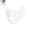 White, variant on Spandex Face Mask With Ear Straps Breathable Sun Protection Face Shield Washable Mask For Cycling Running Driving(White-28*10)
