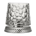 thumbnail image 2 of 360° Rotating Crystal Whiskey Glass, 3.94 x 3.46 Inch Spinning Tumbler with Stress-Relief Design, Ideal for Holiday Gathering & Whiskey Tasting F, 2 of 7