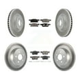 thumbnail image 1 of Transit Auto Front Rear Coated Disc Brake Rotors and Semi-Metallic Pads Kit for Car Ford Edge with 316mm Diameter Rotor KGF-101665, 1 of 11