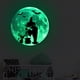 thumbnail image 3 of Txlixc poste de pared de luz nocturna de Halloween, decoración de luz nocturna de murciélago de bruja de luna 3D Txlixc  moda, 3 of 5