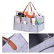 thumbnail image 3 of Organizador de almacenamiento plegable BANYUO de fieltro color gris Tamaño 33x22x18 cm, 3 of 4