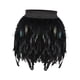 thumbnail image 4 of Minifalda de plumas para mujer, ropa de disfraz, cintura elástica, falda tipo A, vestido, atuendo 38cmx50cm, 4 of 9