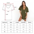 thumbnail image 2 of Htwon Women Sexy V Neck Bodycon Mini Dress Ladies Summer Short Sleeve Party Dresses,Beach Mini Dress, 2 of 12
