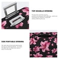 thumbnail image 4 of Bingfone Lilies Flowers Luggage Cover Washable Suitcase Cover Protector Anti-scratch Suitcase cover Fits 18-32 Inch Luggage, 4 of 8