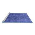 thumbnail image 2 of Ahgly Company Machine Washable Indoor Rectangle Oriental Blue Industrial Area Rugs, 8' x 12', 2 of 4