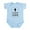 Sky Blue, variant on CafePress - Vintage I'm With Stupid [U] Infant Bodysuit - Baby Light Bodysuit, Size Newborn - 24 Months