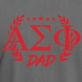 thumbnail image 3 of CafePress - Alpha Sigma Phi Greek Dad Cardinal T Shirt - Mens Comfort Colors Shirt, 3 of 5