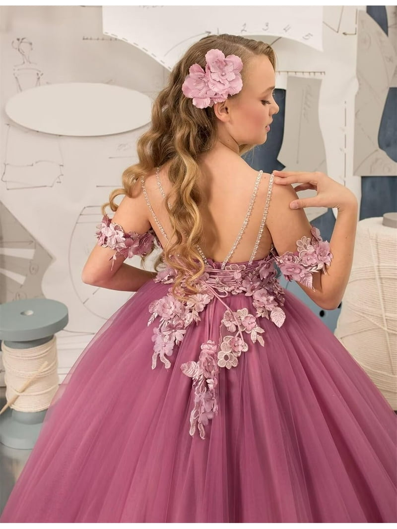 women's light pink off the shoulder dress for prom Dresses, Off Shoulder Light Pink Formal Evening Dresses, Custom Size / Custom Color / No Rush Size:Adult Sm USAPROMO-MAY26 Sparkling Tulle Fabric Color Jasmine Floral Satin Dress
