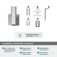 thumbnail image 5 of Amerock Blackrock Polished Nickel Single Prong Robe Hook, 5 of 7