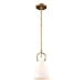 thumbnail image 3 of Gabby 1-Light Mini Pendant in Natural Brass, 3 of 10