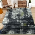thumbnail image 6 of Abstract Area Rug for Bedroom 5x7 Persian Throw Rugs Bathroom Rug Modern Distressed Rug for Living Room Non-Slip Washable Rug Aesthetic Throw Rugs Dining Room Rug Accent Large Rug, 6 of 7
