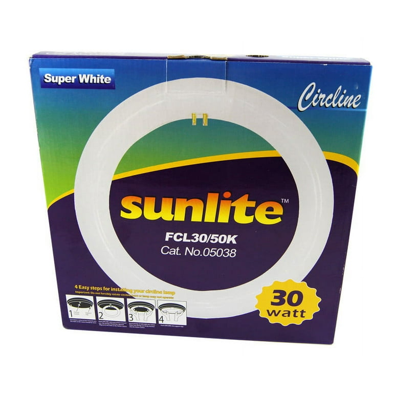 Sunlite FCL30/50K Fluorescent 30W T9 Circline Ceiling Lights